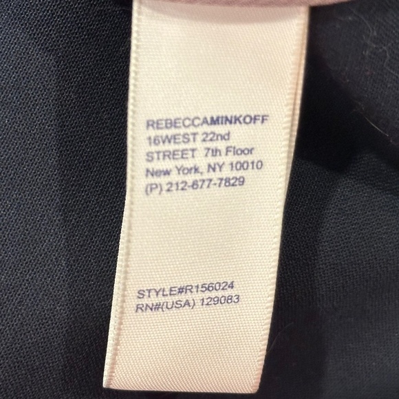 Rebecca Minkoff Navy Blue Trench Coat - Size L - Picture 12 of 13